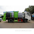 Compression garbage truck garbage bin collection lorry